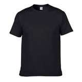 Camiseta básica unisex negra de manga corta y cuello redondo — imagen 1 de 5