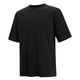 Camiseta básica unisex negra de manga corta y cuello redondo — imagen 5 de 5