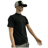 Playera deportiva de licra color liso para hombre — imagen 2 de 4