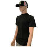 Playera deportiva de licra color liso para hombre — imagen 3 de 4