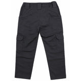 Pantalón táctico comando con múltiples bolsillos en negro y azul marino — imagen 2 de 4