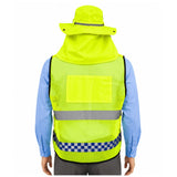 Chaleco reflectante amarillo para policía de tránsito con bandas reflejantes — imagen 2 de 4