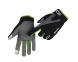 Guantes de motociclista y ciclismo con dedo touch en negro y rojo — imagen 2 de 4