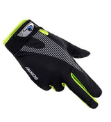 Guantes de motociclista y ciclismo con dedo touch en negro y rojo — imagen 1 de 4