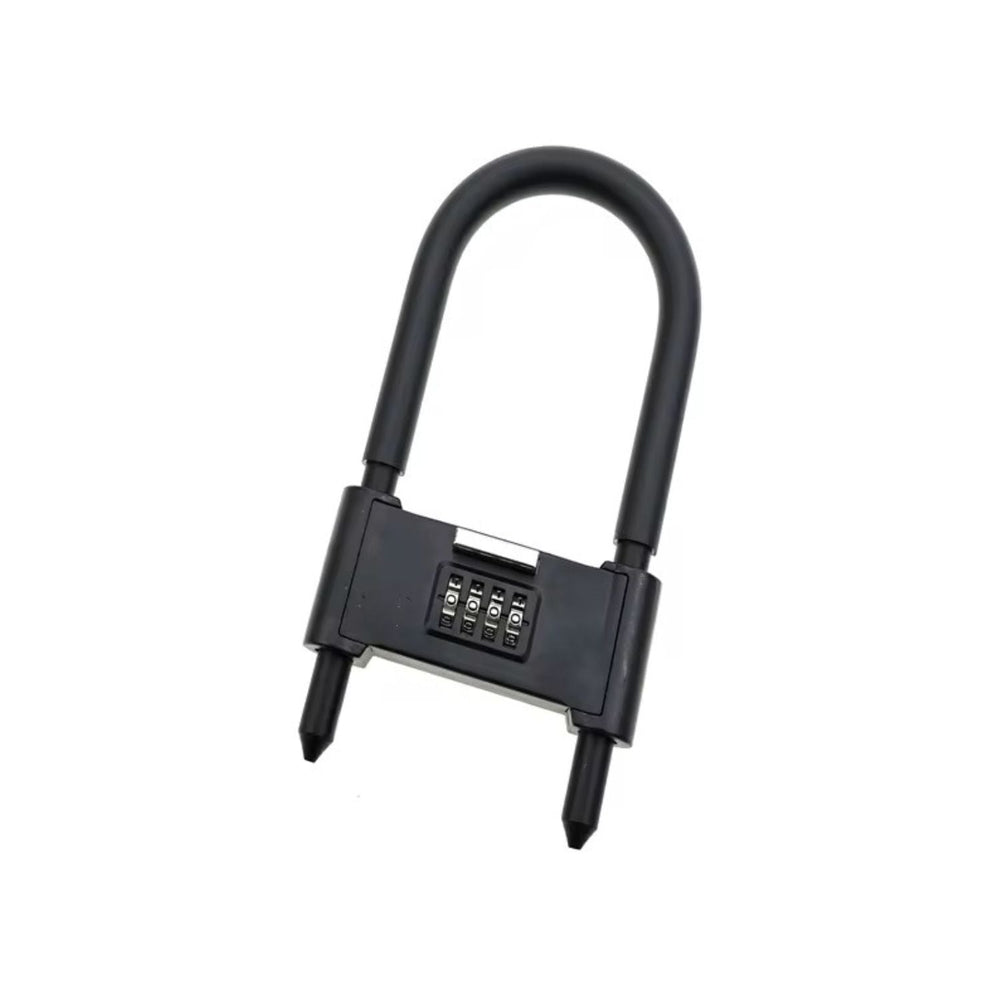 Candado tipo U-Lock con combinación de 4 dígitos para bicicleta y scooter