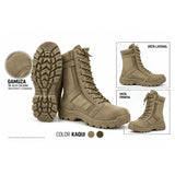 Bota táctica SWAT de caña alta en color negro con suela antiderrapante — imagen 5 de 7
