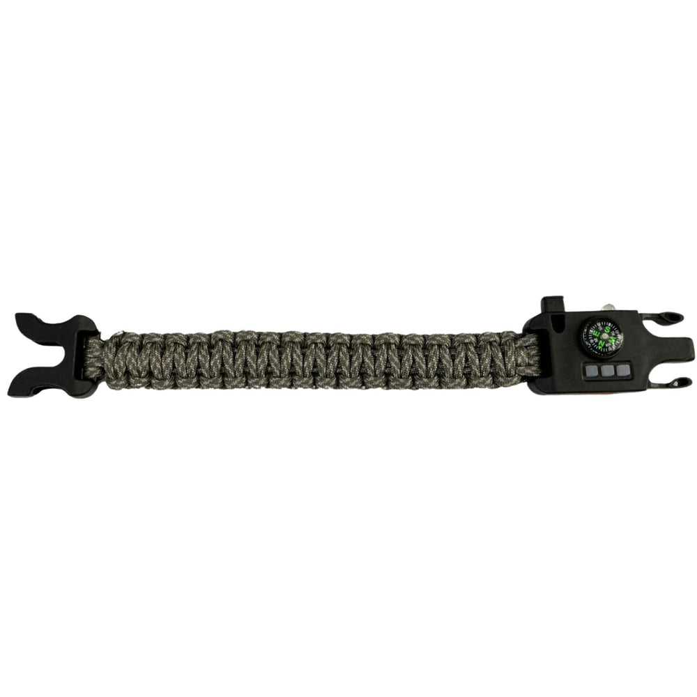 Pulsera de emergencia 7 en 1 con láser SOS, brújula y espejo de señales SN177