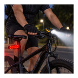 Kit de luces LED delantera y trasera con bocina para bicicleta, recargable por USB — imagen 4 de 4