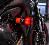 Sliders para motocicleta con luz LED de 5 modalidades — imagen 5 de 5