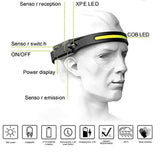 Luz frontal LED tipo tira con sensor de movimiento y carga USB — imagen 2 de 3