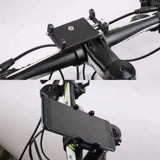 Porta celular metálico para manubrio de bicicleta o motocicleta, color negro — imagen 2 de 3