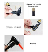 Bomba portátil de inflado multiuso color surtido — imagen 4 de 4