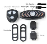 Luz trasera LED para bicicleta con función de giro y control inalámbrico — imagen 4 de 6