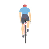 Luz preventiva con efecto patrulla instalada en bicicleta — imagen 4 de 4