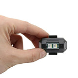 Mini luz LED con efecto estrobo en colores blanco, rojo y verde — imagen 2 de 5