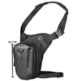 Riñonera piernera deportiva impermeable para motocicleta con carcasa rígida — imagen 5 de 5