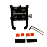Soporte para celular con pads antideslizantes para manubrio de moto o bici — imagen 3 de 5