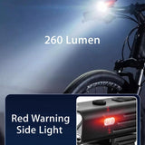 Lámpara LED recargable para bicicleta con sensor de movimiento y 3 pasos de carga — imagen 6 de 6