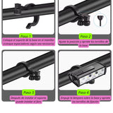 Lámpara LED con pantalla digital de batería para bicicleta y moto — imagen 2 de 5