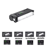 Lámpara LED con pantalla digital de batería para bicicleta y moto — imagen 3 de 5