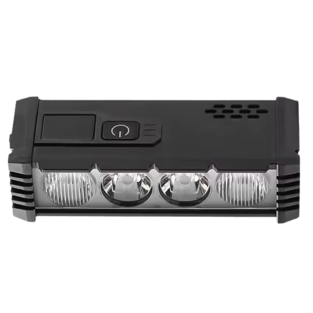 Lámpara LED con pantalla digital de batería para bicicleta y moto