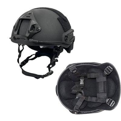 Casco táctico de oreja recortada con almohadilla acolchada, marca LJK
