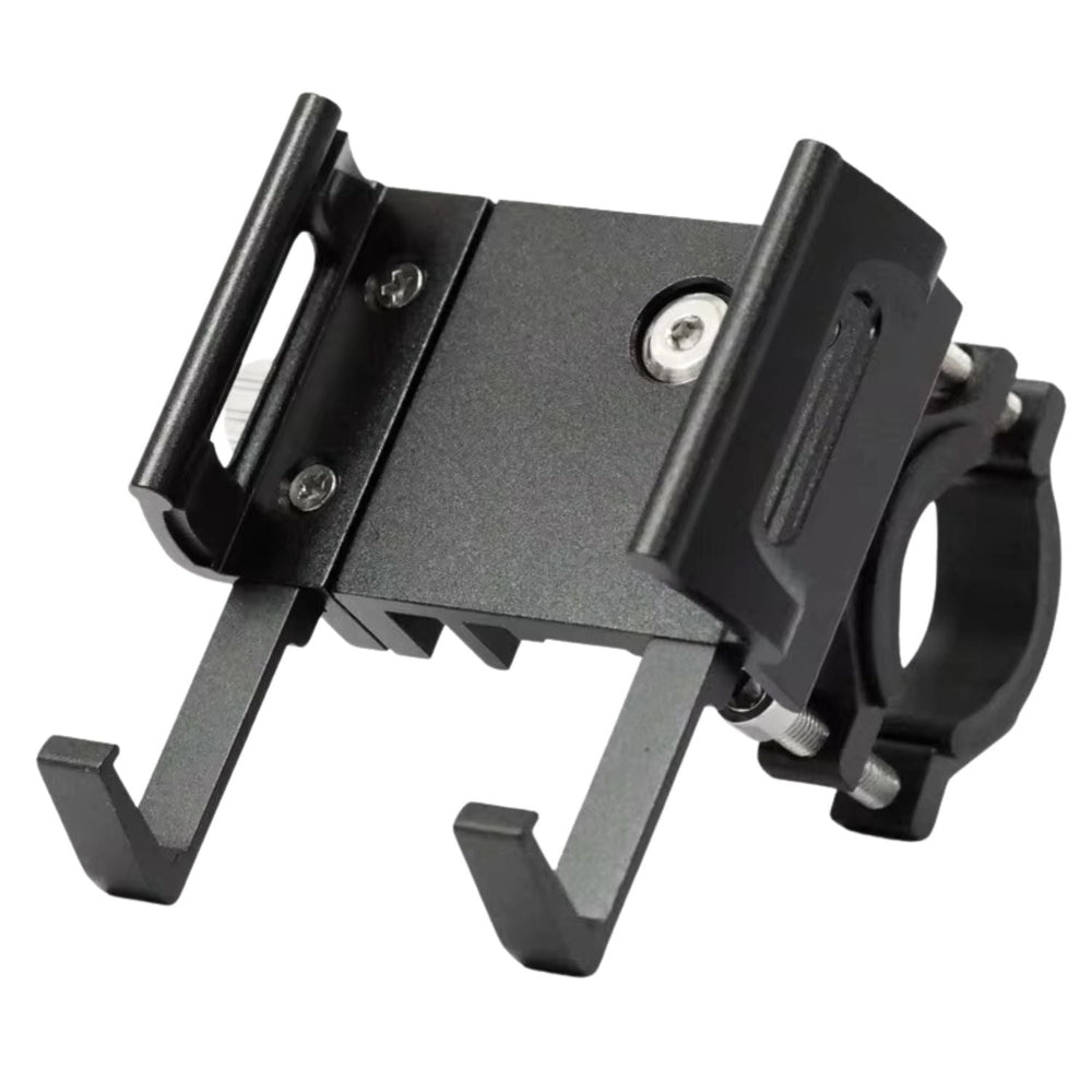 Soporte para celular de metal reforzado para manubrio de moto o bici