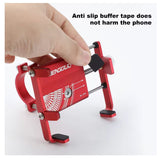 Soporte de aluminio ajustable de 50 a 95 mm para celular en manubrio — imagen 6 de 6