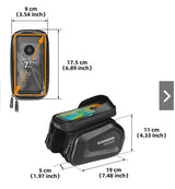 Bolsa para bicicleta con ventana de pantalla táctil para celular — imagen 3 de 5