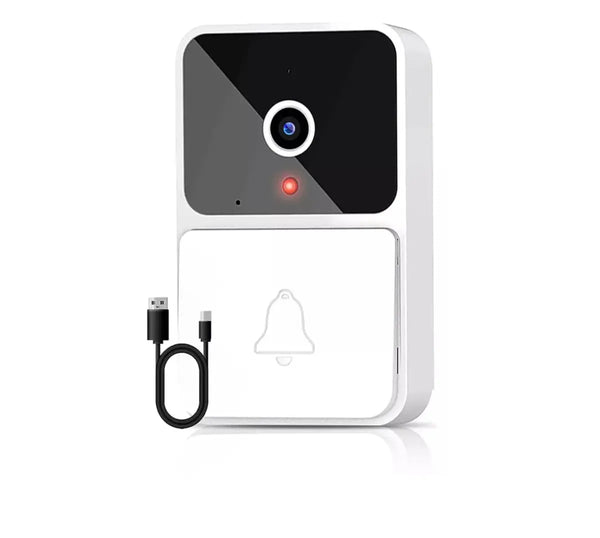 Timbre Hancdon M6 Inteligente Inalámbrico Con Cámara blanco Fralugio