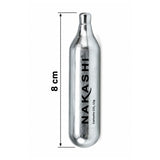 Tanque de CO2 desechable Nakashi de 12 gramos color plateado — imagen 2 de 4