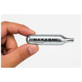 Tanque de CO2 desechable Nakashi de 12 gramos color plateado — imagen 4 de 4