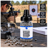 Envase de balines de acero calibre 4.5 mm para tiro deportivo — imagen 6 de 8