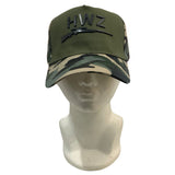 Gorra estilo colegial con estampado camuflaje militar en color caqui — imagen 5 de 5