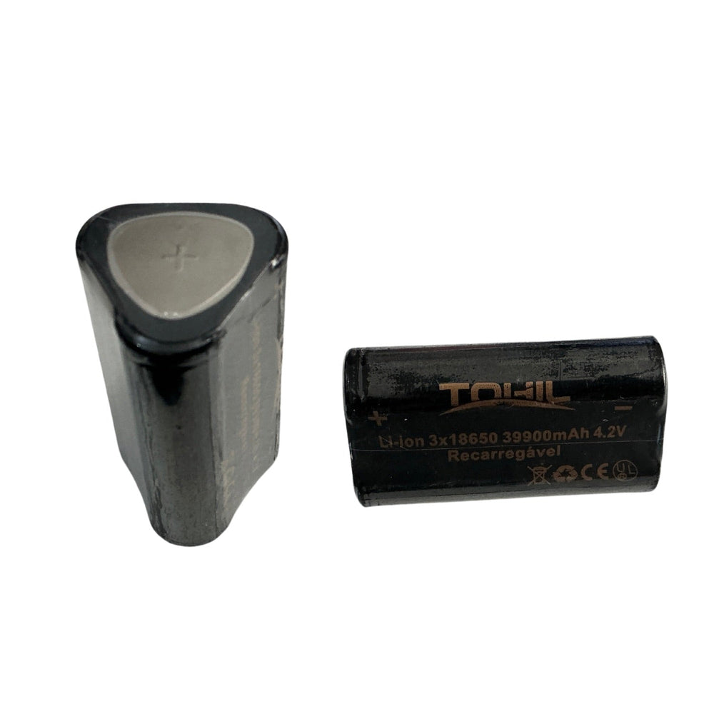 Batería triangular compuesta por 3 celdas 18650 de 4.2V modelo VOGALDC5