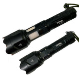 Lámpara LED T180 con luz cob oculta blanca y ámbar y efecto patrulla — imagen 1 de 2