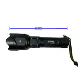 Lámpara LED T180 con luz cob oculta blanca y ámbar y efecto patrulla — imagen 2 de 2