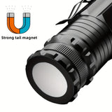 Mini linterna LED con imán, rompevidrios y corta soga — imagen 4 de 5