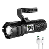 Maxi linterna LED con panel COB trasero y power bank — imagen 1 de 6
