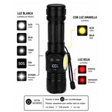 Lámpara LED power bank con 9 modos, zoom y resistencia IPX4 — imagen 6 de 6