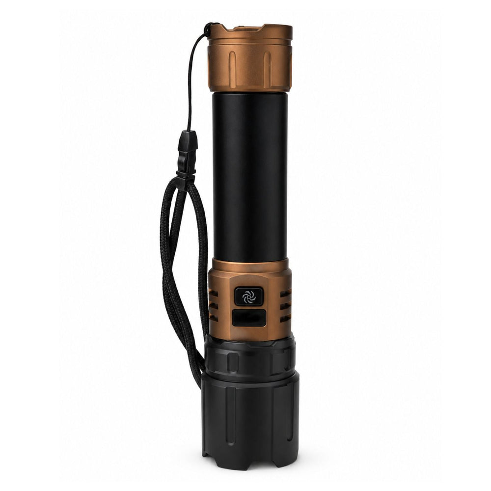 Lámpara LED multifunción con luz de camping desplegable y power bank
