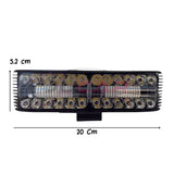 Faro rectangular LED de 52 luces con función alta/baja y DRL azul central — imagen 4 de 6