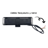 Faro rectangular LED de 52 luces con función alta/baja y DRL azul central — imagen 5 de 6