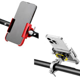 Soporte metálico para celular con rotación 360° para moto y bicicleta — imagen 4 de 4