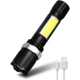 Linterna LED recargable con 3 modos y resistencia al agua — imagen 1 de 3