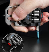 Llavero lámpara LED multiusos con destapador y rompe vidrios — imagen 3 de 5