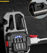 Llavero lámpara LED multiusos con destapador y rompe vidrios — imagen 5 de 5