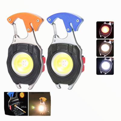 Mini linterna LED USB con encendedor y destornillador integrados
