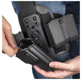 Base ajustable de montaje lateral con funda y doble porta cargador — imagen 4 de 4