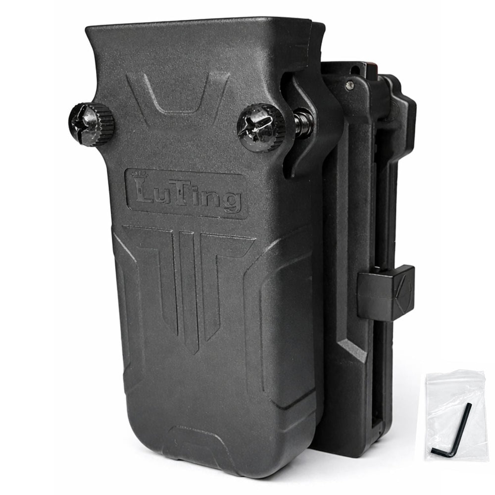 Porta cargador universal tipo holster ajustable con clip para cinturón